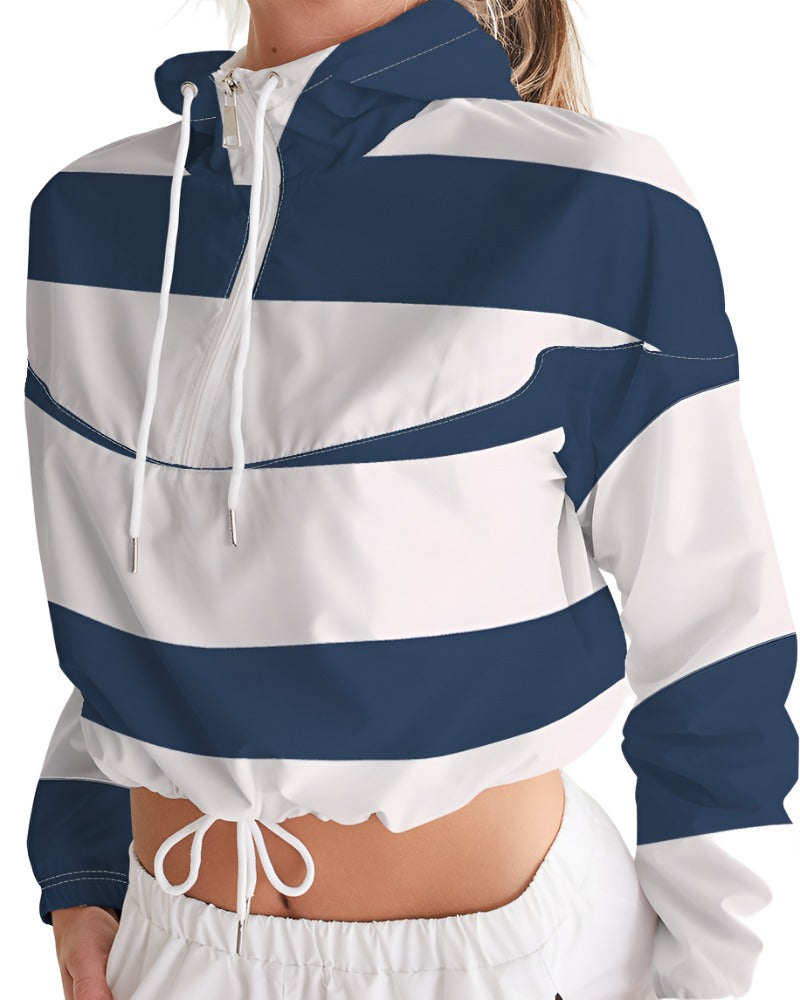 Women's Cropped Windbreaker - Sphere Five