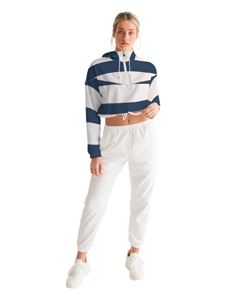 Women's Cropped Windbreaker - Sphere Five