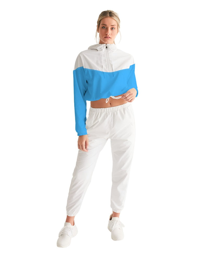 Women's Cropped Windbreaker - Sphere Five