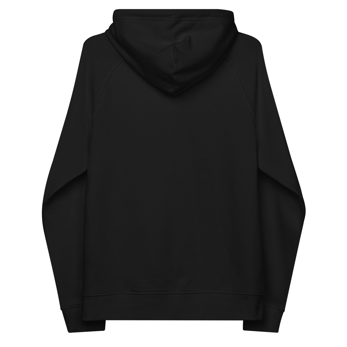 Sphere V Black Unisex Organic Raglan Hoodie - Sphere Five