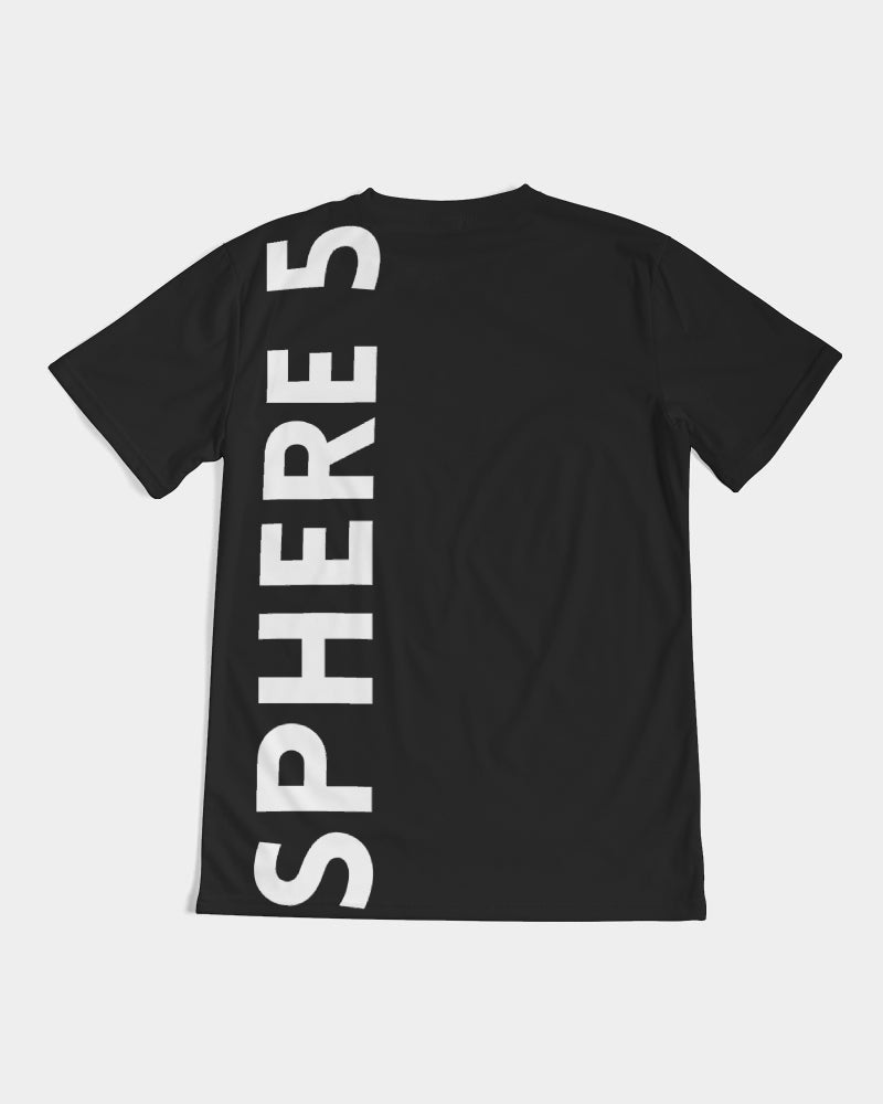 Men's Black Stretch Tee - Sphere Five