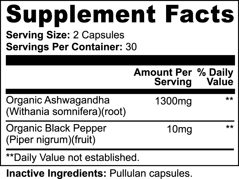 Organic Ashwagandha - Sphere Five
