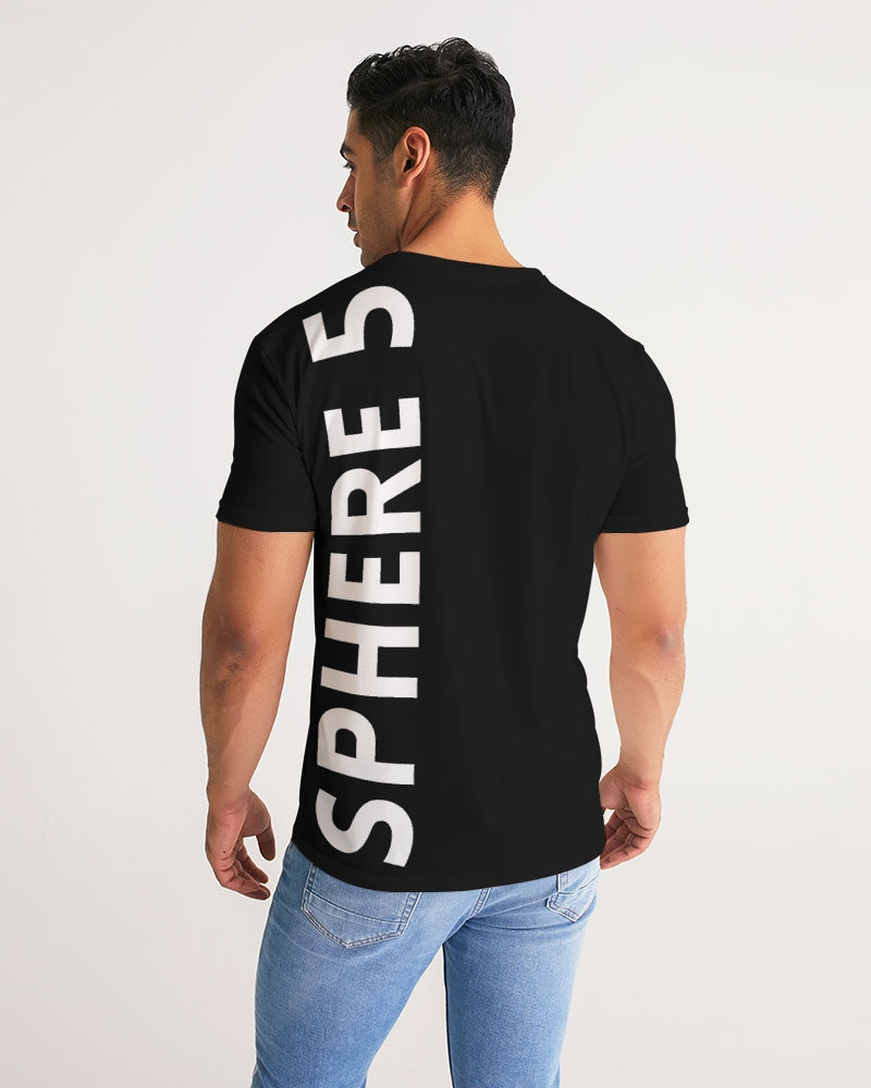 Men's Black Stretch Tee - Sphere Five