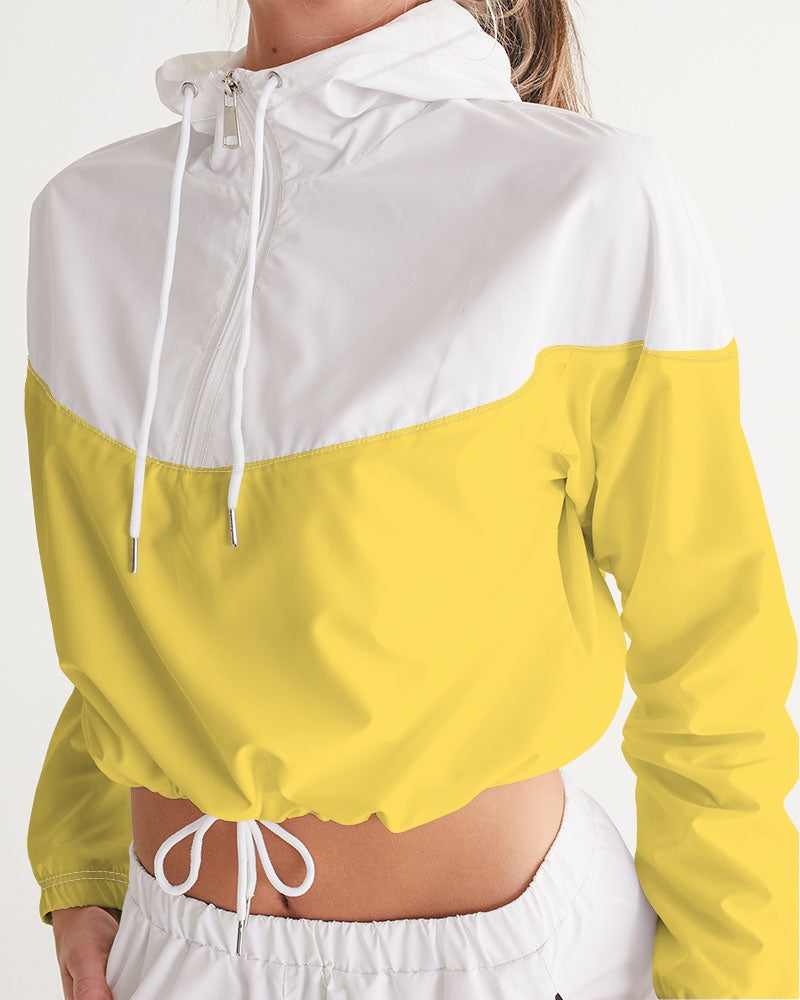 Women's Cropped Windbreaker - Sphere Five