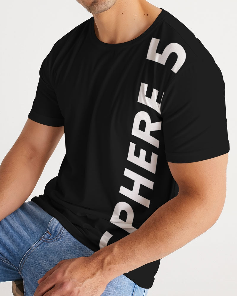 Men's Black Stretch Tee - Sphere Five