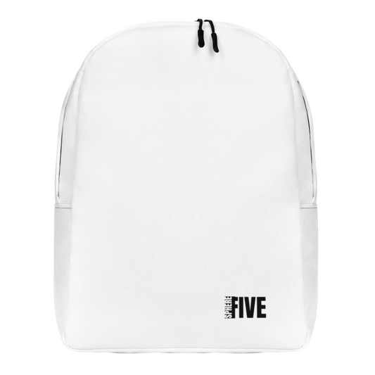 Minimalist White Backpack - Sphere Five
