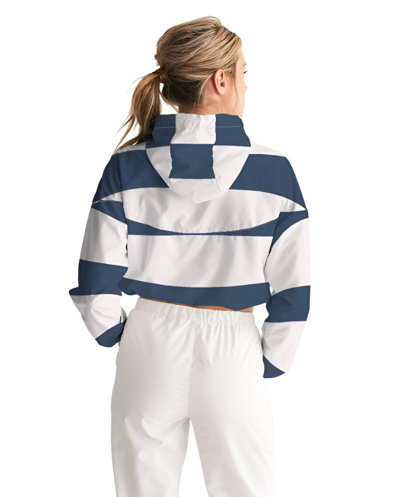 Women's Cropped Windbreaker - Sphere Five