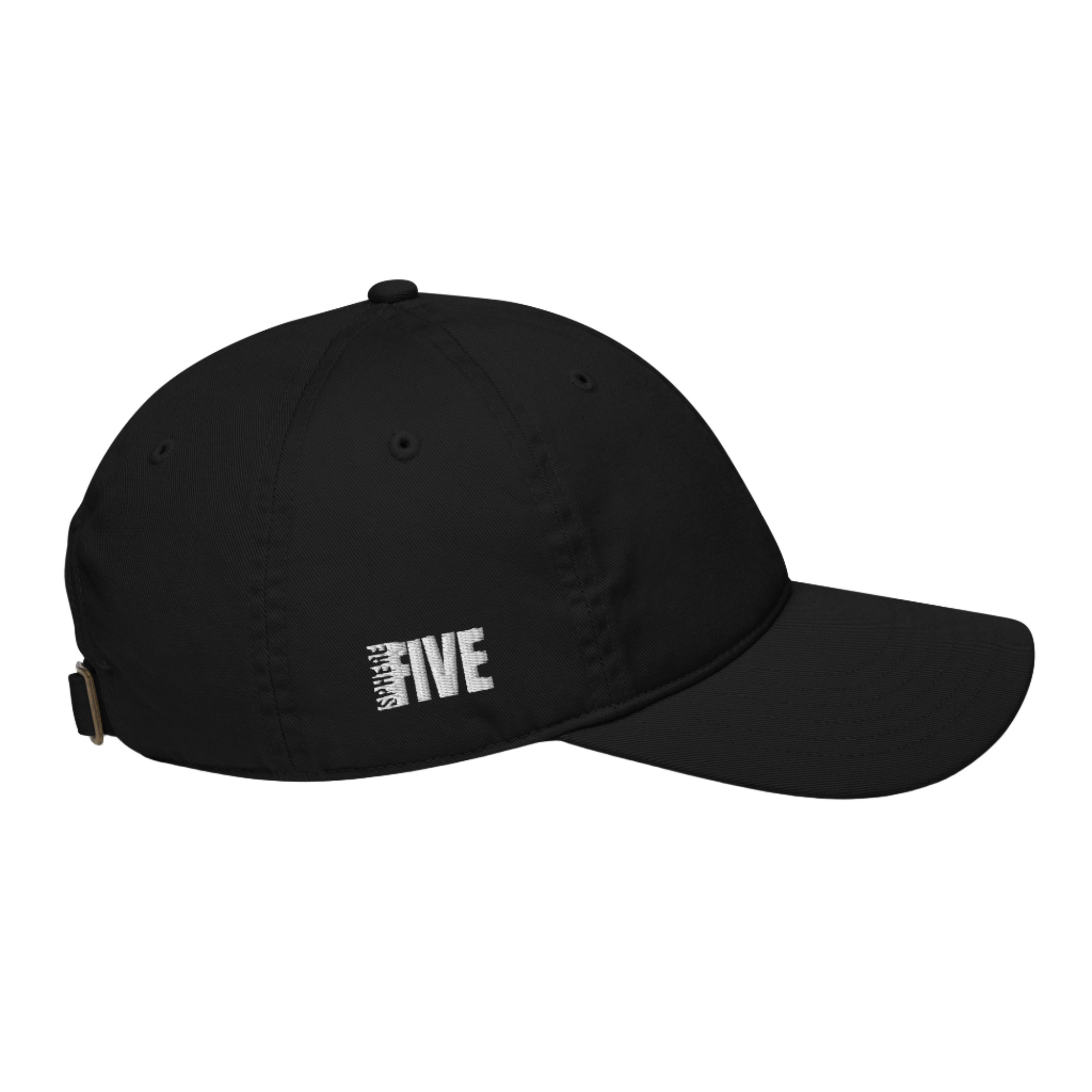 Black baseball Organic Hat - Sphere Five